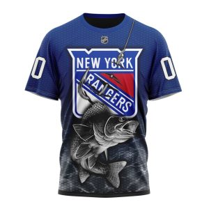 Personalized NHL New York Rangers Specialized Fishing Style Unisex Tshirt TS5720