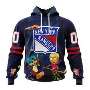 Personalized NHL New York Rangers Specialized For Rocket Power Unisex Pullover Hoodie