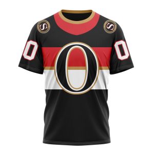 Personalized NHL Ottawa Senators Special Reverse Retro Redesign Unisex Tshirt TS5769