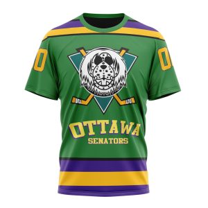 Personalized NHL Ottawa Senators Specialized Design X The Mighty Ducks Unisex Tshirt TS5775
