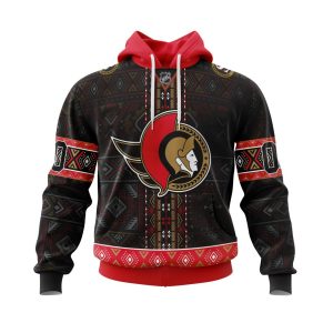 Personalized NHL Ottawa Senators Specialized Native Concepts Unisex Pullover Hoodie