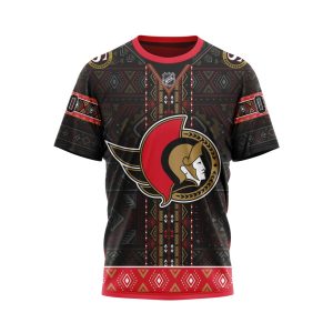 Personalized NHL Ottawa Senators Specialized Native Concepts Unisex Tshirt TS5783