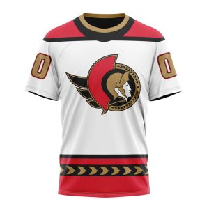 Personalized NHL Ottawa Senators Specialized Unisex Kits With Retro Concepts Tshirt TS5787