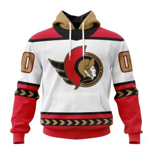 Personalized NHL Ottawa Senators Specialized Unisex Kits With Retro Concepts Unisex Pullover Hoodie