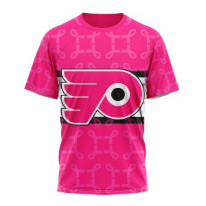 Personalized NHL Philadelphia Flyers I Pink I Can! In October We Wear Pink Breast Cancer Unisex Tshirt TS5802
