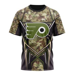 Personalized NHL Philadelphia Flyers Special Camo Color Design Unisex Tshirt TS5808