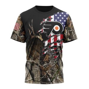 Personalized NHL Philadelphia Flyers Special Camo Realtree Hunting Unisex Tshirt TS5810