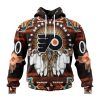 Personalized NHL Philadelphia Flyers Special Native Costume Design Unisex Pullover Hoodie