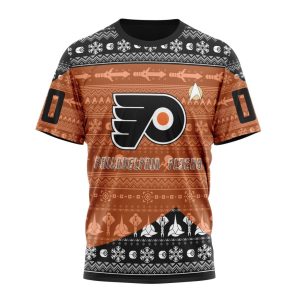 Personalized NHL Philadelphia Flyers Special Star Trek Design Unisex Tshirt TS5826