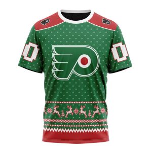 Personalized NHL Philadelphia Flyers Special Ugly Christmas Unisex Tshirt TS5827