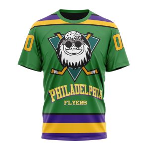 Personalized NHL Philadelphia Flyers Specialized Design X The Mighty Ducks Unisex Tshirt TS5832
