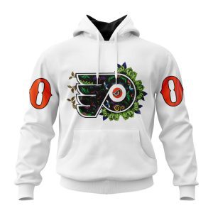 Personalized NHL Philadelphia Flyers Specialized Dia De Muertos Unisex Pullover Hoodie