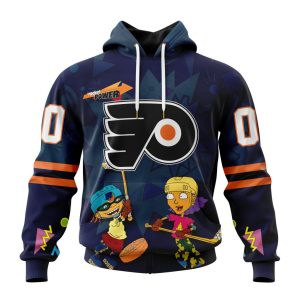 Personalized NHL Philadelphia Flyers Specialized For Rocket Power Unisex Pullover Hoodie