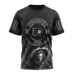 Personalized NHL Philadelphia Flyers Specialized Kits For Rock Night Unisex Tshirt TS5838