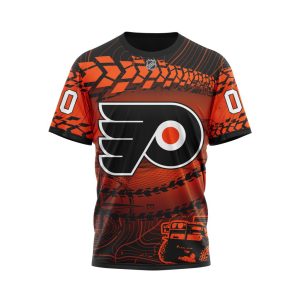 Personalized NHL Philadelphia Flyers Specialized Off - Road Style Unisex Tshirt TS5841