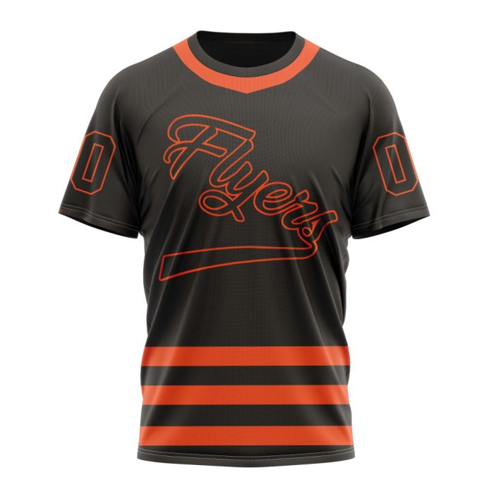 Personalized NHL Philadelphia Flyers Specialized Unisex Kits With Retro Concepts Tshirt TS5844