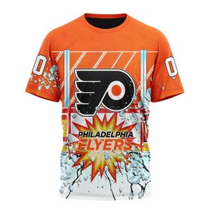 Personalized NHL Philadelphia Flyers With Ice Hockey Arena Unisex Tshirt TS5850