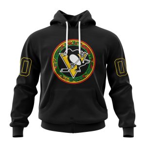 Personalized NHL Pittsburgh Penguins Black History Month 2023 Unisex Pullover Hoodie