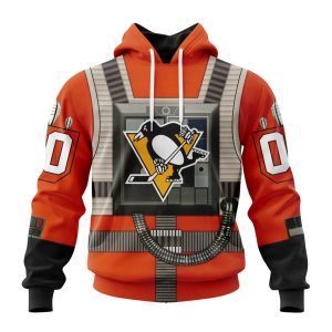 Personalized NHL Pittsburgh Penguins Star Wars Rebel Pilot Design Unisex Pullover Hoodie