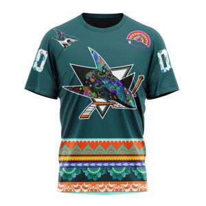 Personalized NHL San Jose Sharks Jersey Hockey For All Diwali Festival Unisex Tshirt TS5924