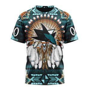 Personalized NHL San Jose Sharks Special Native Costume Design Unisex Tshirt TS5939
