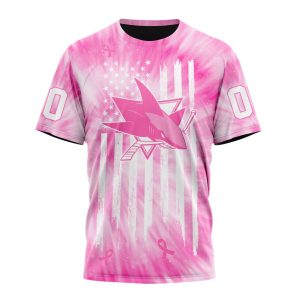Personalized NHL San Jose Sharks Special Pink Tie-Dye Unisex Tshirt TS5944