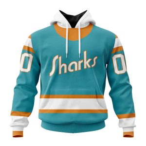 Personalized NHL San Jose Sharks Special Reverse Retro Redesign Unisex Pullover Hoodie