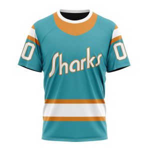 Personalized NHL San Jose Sharks Special Reverse Retro Redesign Unisex Tshirt TS5947
