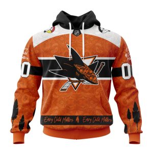 Personalized NHL San Jose Sharks Specialized Design Support Child Lives Matter Unisex Pullover Hoodie