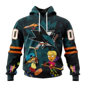 Personalized NHL San Jose Sharks Specialized For Rocket Power Unisex Pullover Hoodie