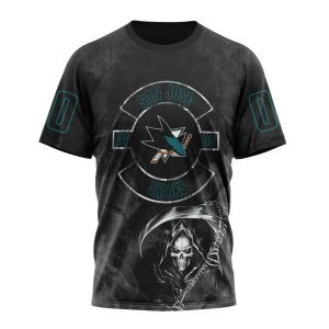 Personalized NHL San Jose Sharks Specialized Kits For Rock Night Unisex Tshirt TS5960