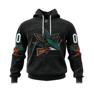 Personalized NHL San Jose Sharks Specialized Native Concepts Unisex Pullover Hoodie