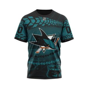Personalized NHL San Jose Sharks Specialized Off - Road Style Unisex Tshirt TS5963