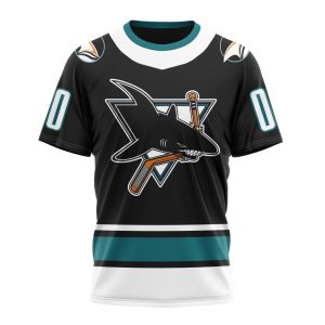 Personalized NHL San Jose Sharks Specialized Unisex Kits With Retro Concepts Tshirt TS5966