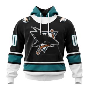 Personalized NHL San Jose Sharks Specialized Unisex Kits With Retro Concepts Unisex Pullover Hoodie