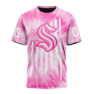 Personalized NHL Seattle Kraken Special Pink Tie-Dye Unisex Tshirt TS6005