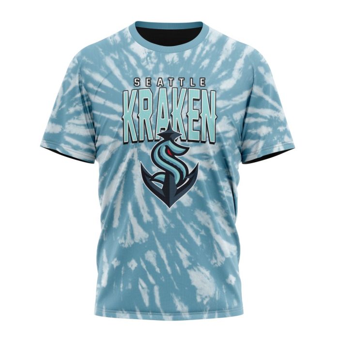 Personalized NHL Seattle Kraken Special Retro Vintage Tie - Dye Unisex Tshirt TS6007