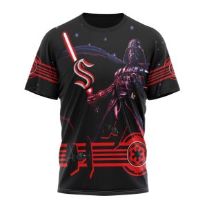 Personalized NHL Seattle Kraken Specialized Darth Vader Version Jersey Unisex Tshirt TS6011