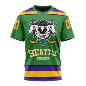 Personalized NHL Seattle Kraken Specialized Design X The Mighty Ducks Unisex Tshirt TS6015