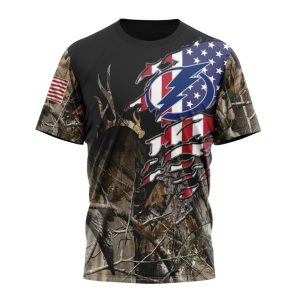 Personalized NHL Tampa Bay Lightning Special Camo Realtree Hunting Unisex Tshirt TS6112
