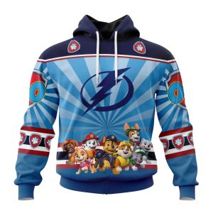 Personalized NHL Tampa Bay Lightning Special Paw Patrol Kits Unisex Pullover Hoodie