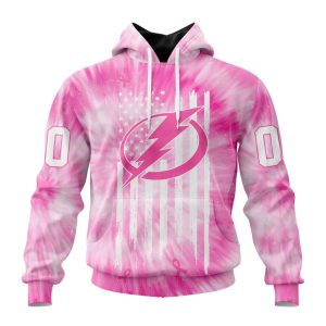 Personalized NHL Tampa Bay Lightning Special Pink Tie-Dye Unisex Pullover Hoodie