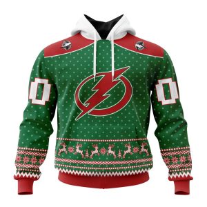 Personalized NHL Tampa Bay Lightning Special Ugly Christmas Unisex Pullover Hoodie