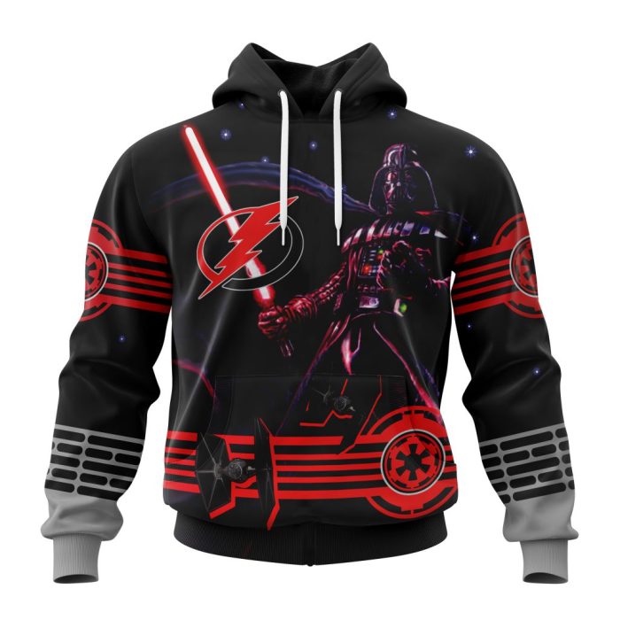 Personalized NHL Tampa Bay Lightning Specialized Darth Vader Version Jersey Unisex Pullover Hoodie