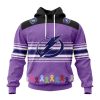 Personalized NHL Tampa Bay Lightning Specialized Design Fights Cancer Unisex Pullover Hoodie