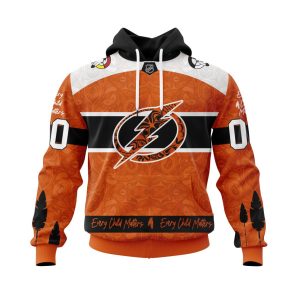Personalized NHL Tampa Bay Lightning Specialized Design Support Child Lives Matter Unisex Pullover Hoodie