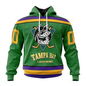 Personalized NHL Tampa Bay Lightning Specialized Design X The Mighty Ducks Unisex Pullover Hoodie