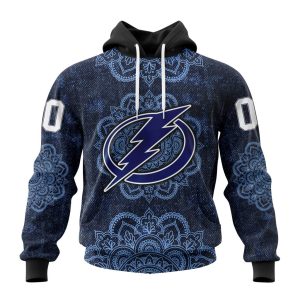 Personalized NHL Tampa Bay Lightning Specialized Mandala Style Unisex Pullover Hoodie