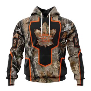 Personalized NHL Toronto Maple Leafs Special Camo Realtree Hunting Unisex Pullover Hoodie