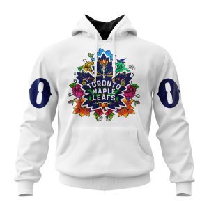Personalized NHL Toronto Maple Leafs Specialized Dia De Muertos Unisex Pullover Hoodie